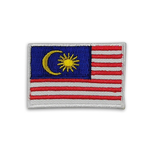 Patch Bordir Bendera Militer untuk Pakaian