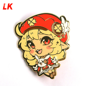 Kustom membuat lencana lembut enamel pin untuk anime kerah pin/logam kerah pin kustom/kerah pin logo kustom, lencana logam