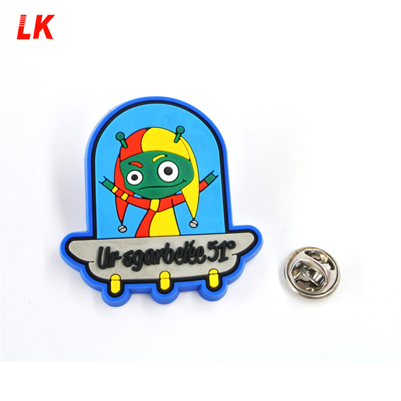 Kualitas pembuatan Kustom Sampel Gratis Lencana Logam Rose Gold Anime Kartun Keras Enamel Pin Lembut Kerah Pin Kustom Enamel Pin