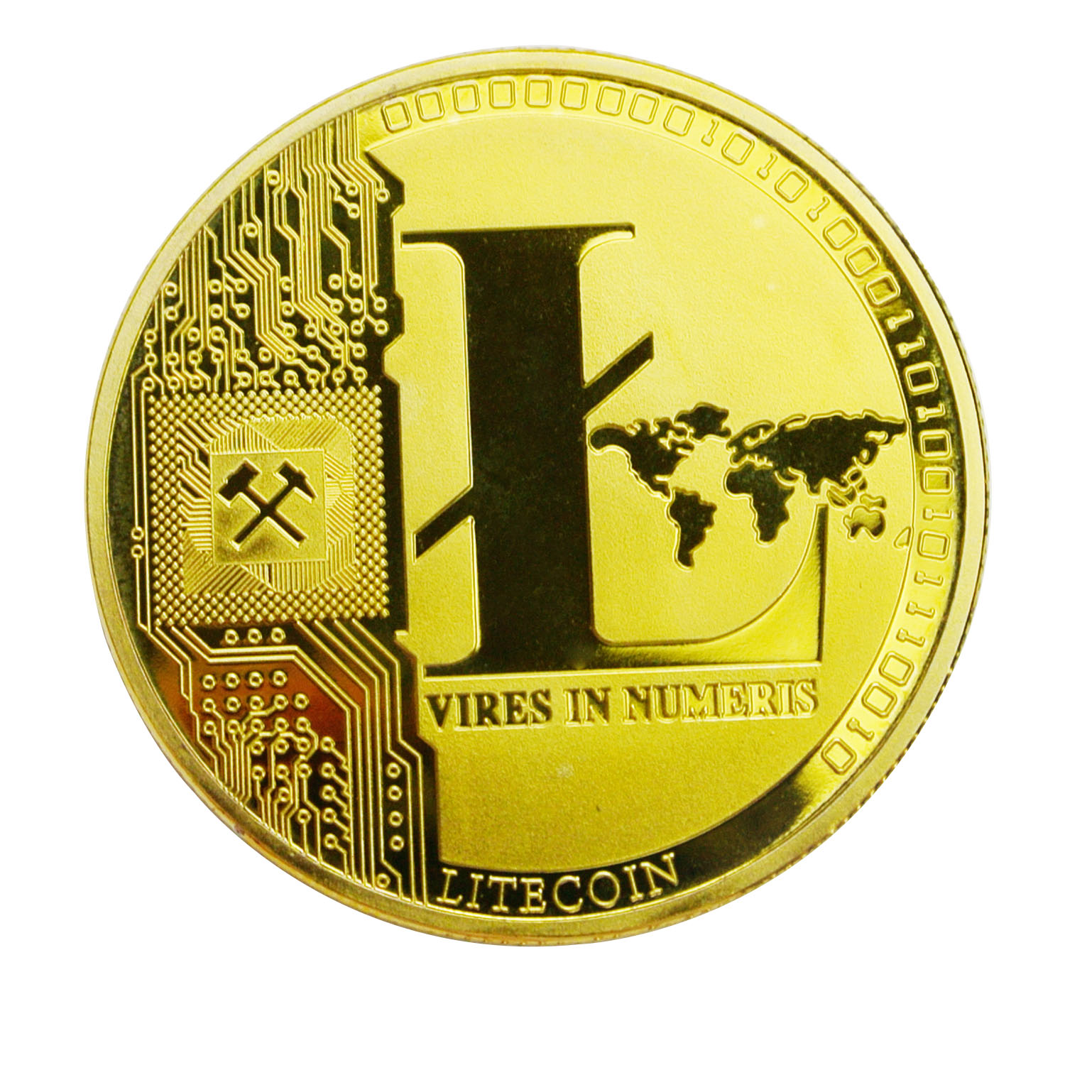 Grosir Kustom Paduan Seng Terukir Logo Souvenir Bitcoin Coin Bit Coin