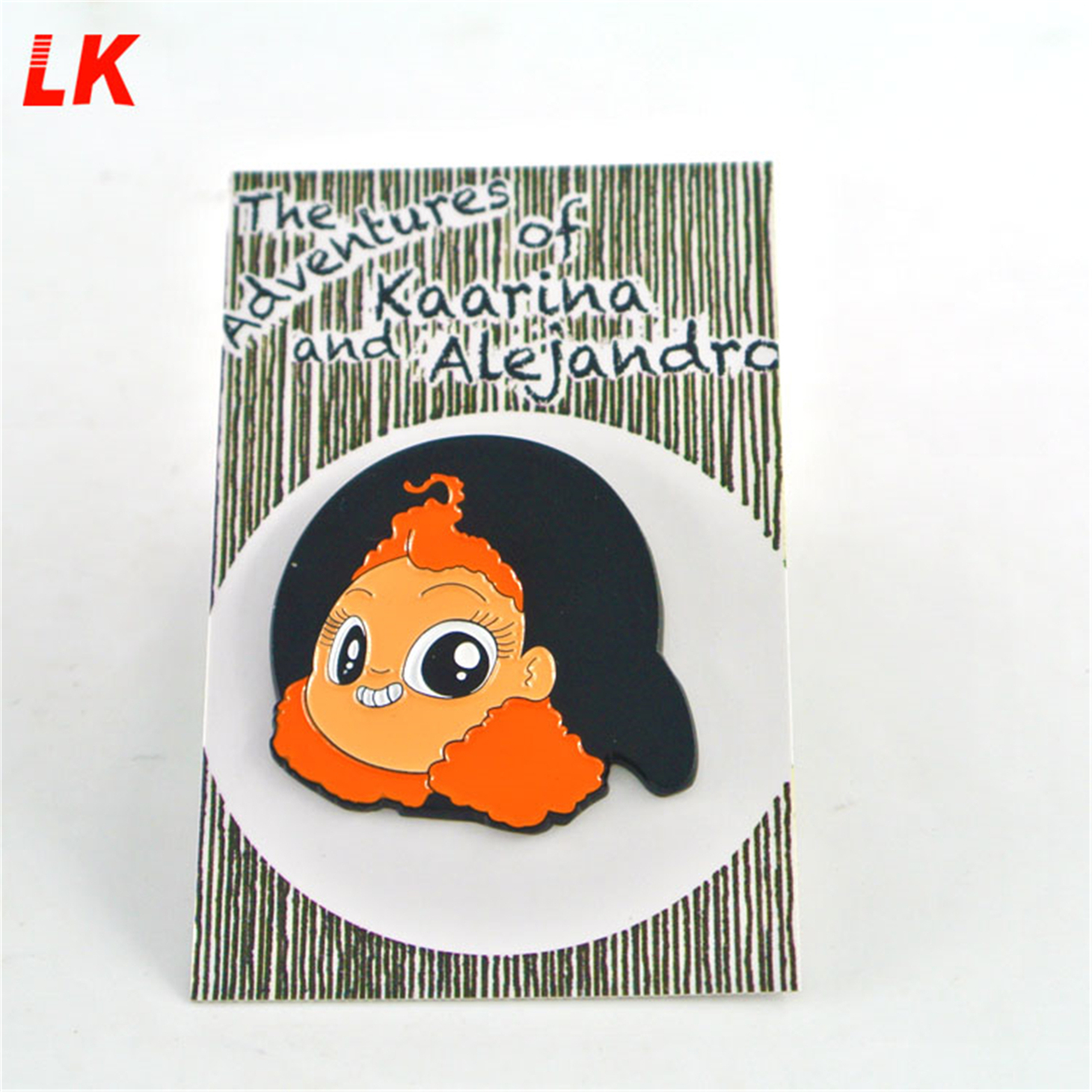 Grosir Cina Pabrik NO Minimum Logam Logo Kustom Anime Glitter Pin Hat Lencana Kerah Lembut Keras Enamel Pin